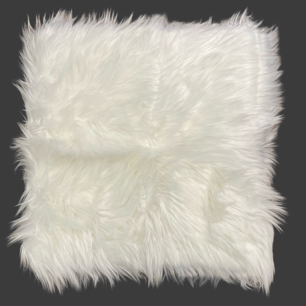 🤍 New! Faux Fur Pillow Case | White | 18” x 18” | Soft | Luxury | Hidden Zipper